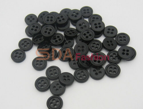 4 holes trocas shell button smoke color - SDA Fashion